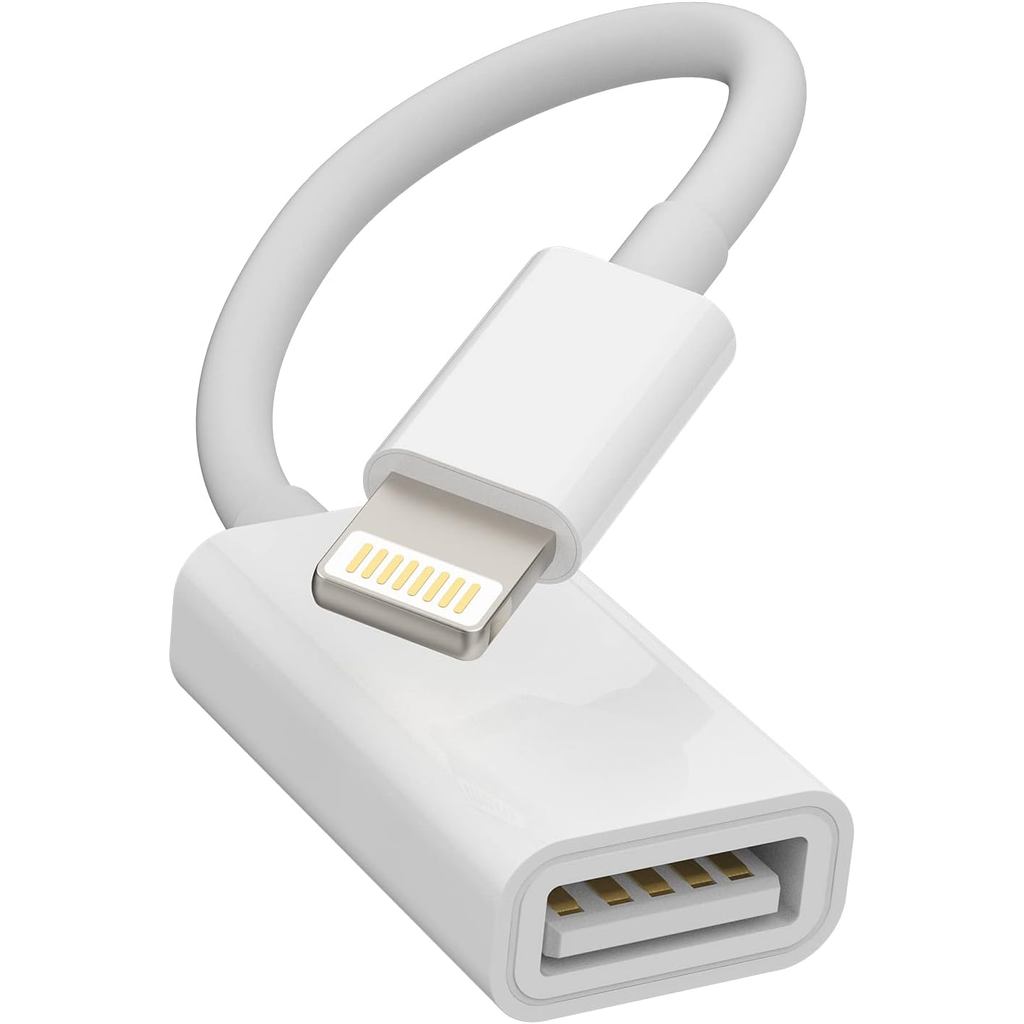 for iPhone OTG Adapter Dongle Lightning Male to USB Female Cable for iPad Air Camera Card Reader Flash Drive Mouse Keybo