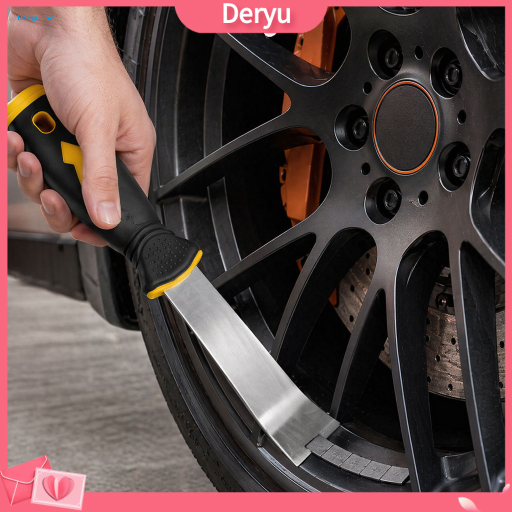 Professional Tire Weight Remover Car Removal Tool with Ergonomic Handle – Easy Adhesive Stick-on Wheel Scraper for Aut