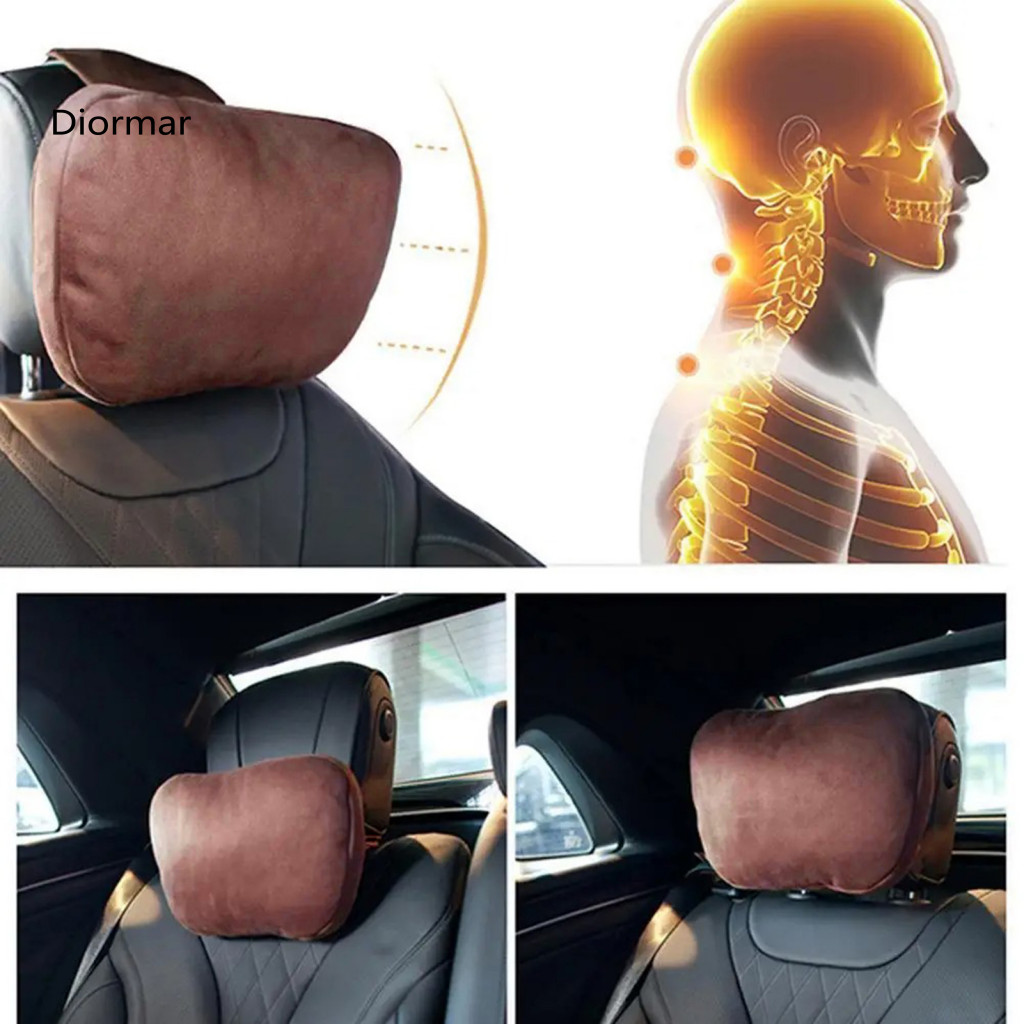S-class Headrest Pillow Universal Car for Mercedes Faux Leather Neck Support Cushion All-season Comfort Travel Ergonomic