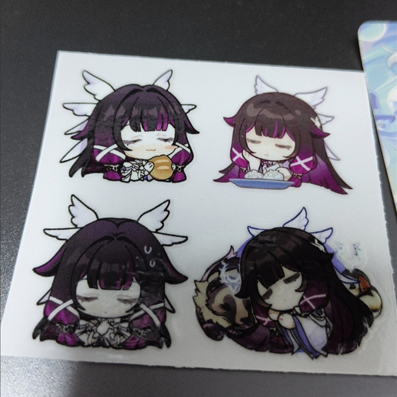 Moon Girl Columbina3D Waterproof Transfer Sticker Set Anime cartoon phone, laptop, tablet screen protector