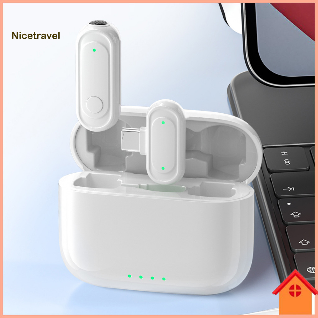 Versatile Type-c Microphone for Scenarios Portable Mini Wireless Lavalier Usb-c Noise Reduction Clip-on Mic for Phone Pc