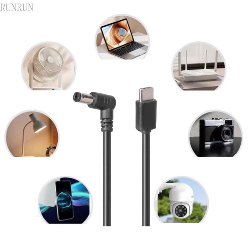 RUNRUN Professional 5 5x2 1mm Carregamento USB C Compatível Para Equipamentos Transmissão
