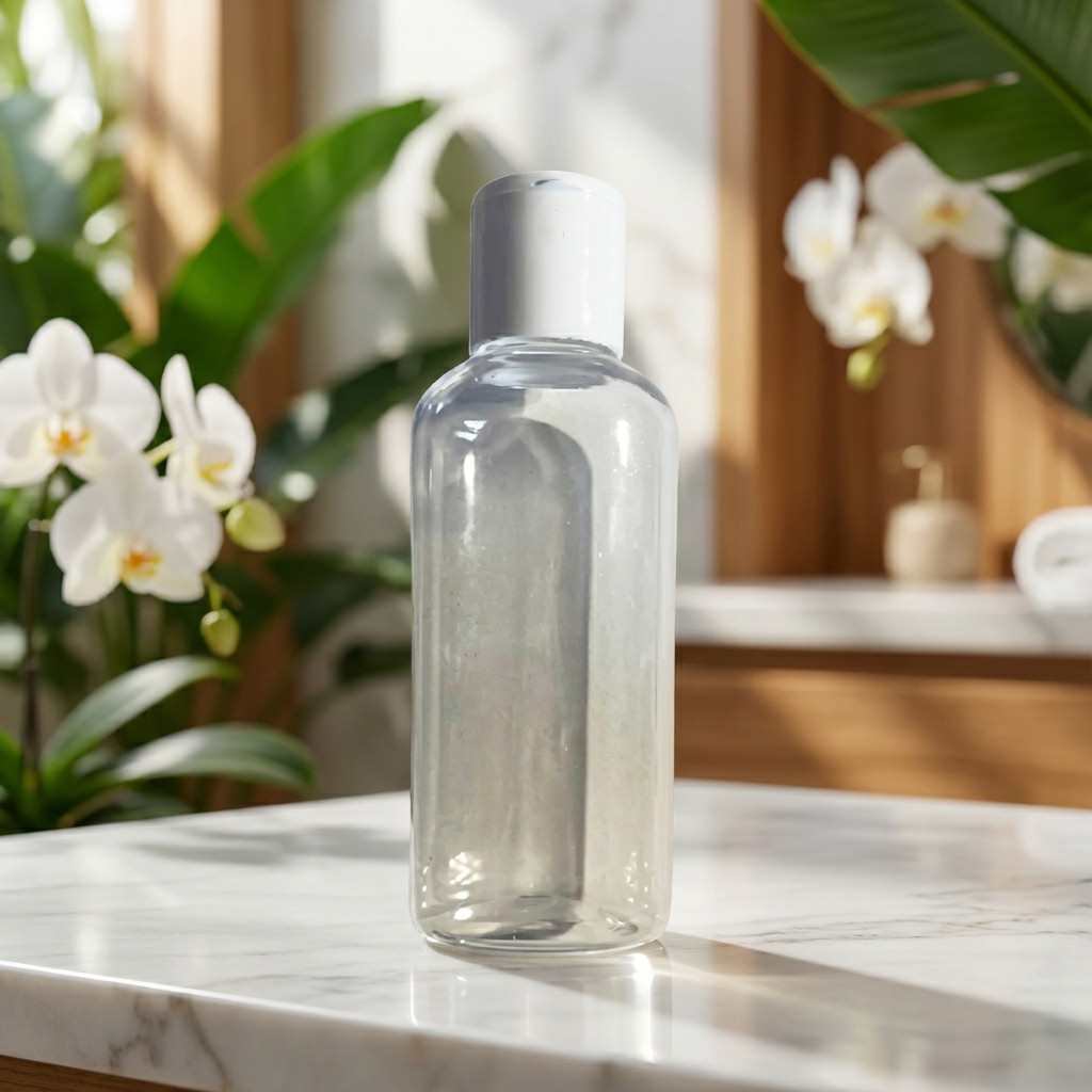 Frasco Cilíndrico 120ml Branco Para Cosméticos Cremes Reutilizável Premium