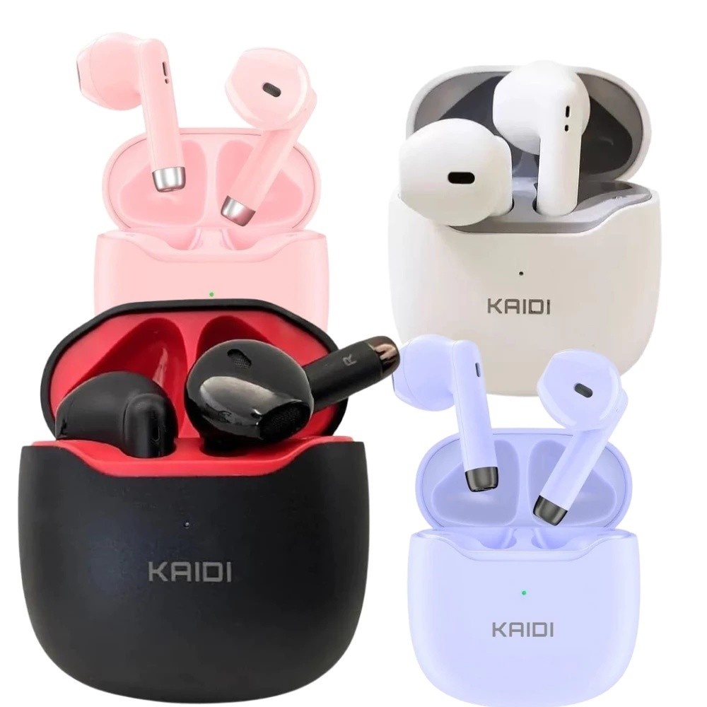 Fone de Ouvido KAIDI Sem Fio Bluetooth Tws Smart Touch V5.1 Kd-771 4hs de Musica