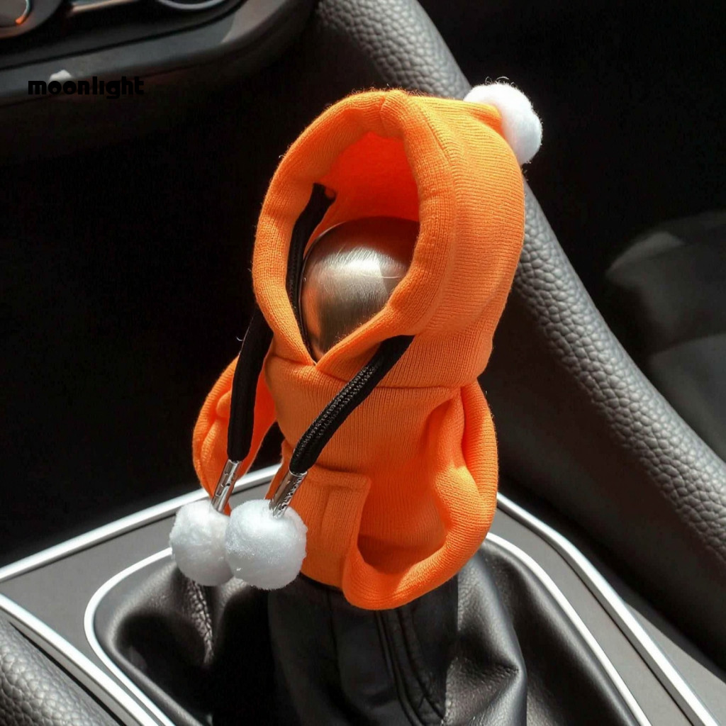 Funny Gear Shift Hoodie Cover – Sweatshirt Style Shifter Handle Protector for Automatic Cars Durable Comfortable Car K