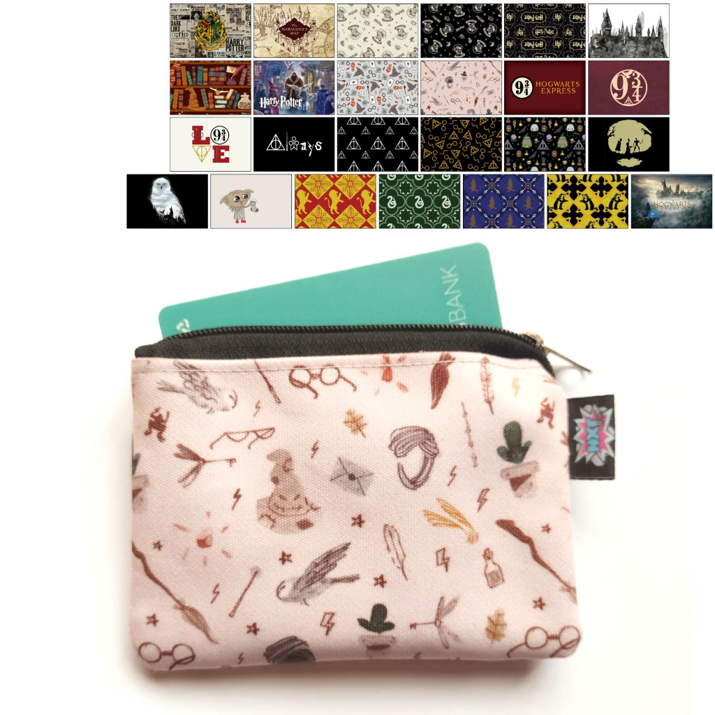 Porta Moedas / Batom / Fone / Cartão / Níquel / Bolsinha / Carteira / Mini Nécessaire Harry Potter / Filme / Livro