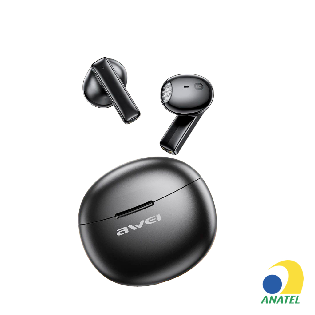 Fone De Ouvido Awei Inteligente Bluetooth V6.0 Mini T87 Tws