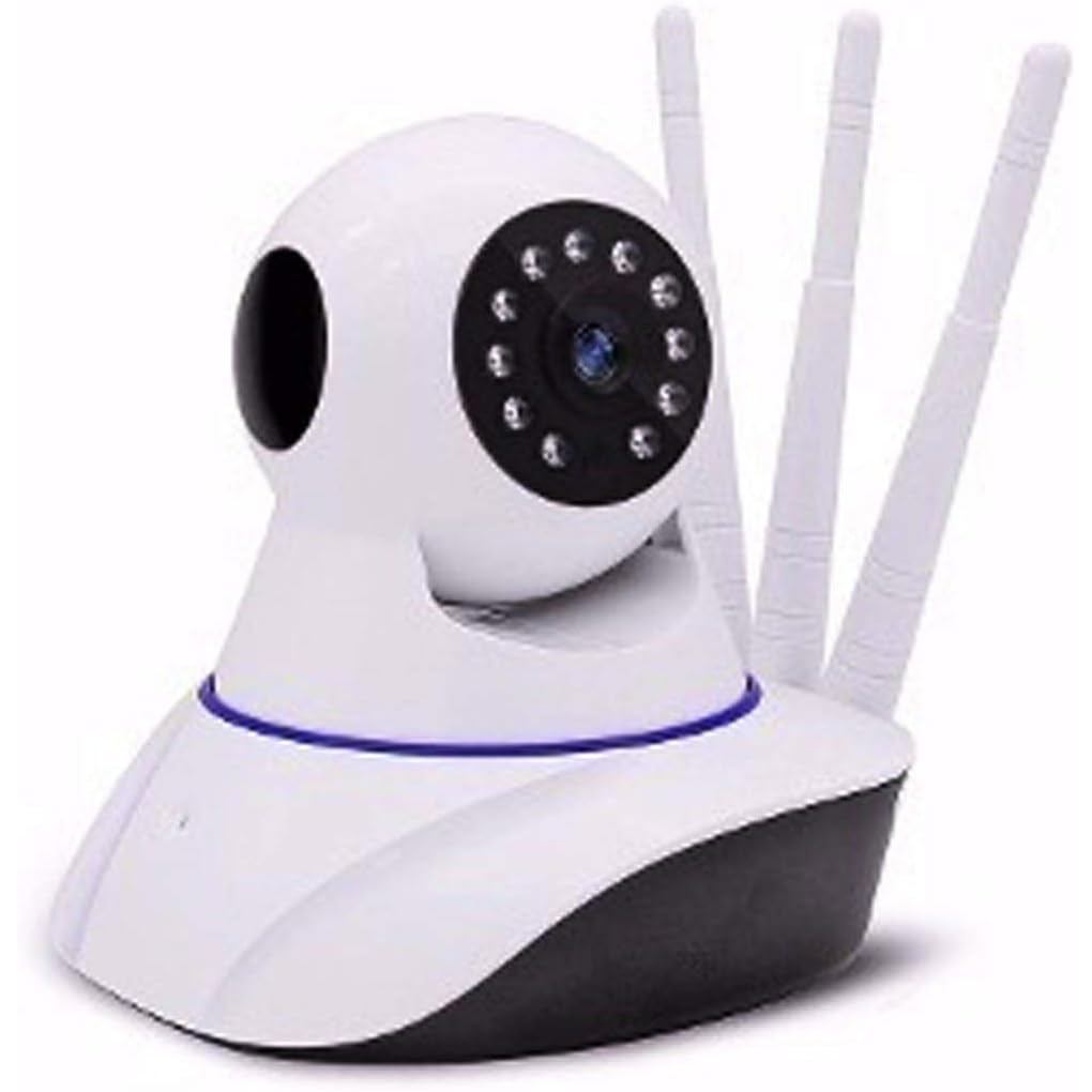Câmera Ip 3 Antenas Wireless 3ª Geração Wifi C/ Visão Noturna