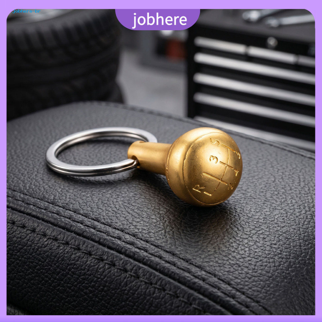 Zinc Alloy Keychain Accessory Mini Car Gear Shift Pendant Electroplated Metal Key Ring Stylish Backpack for Men for Sout