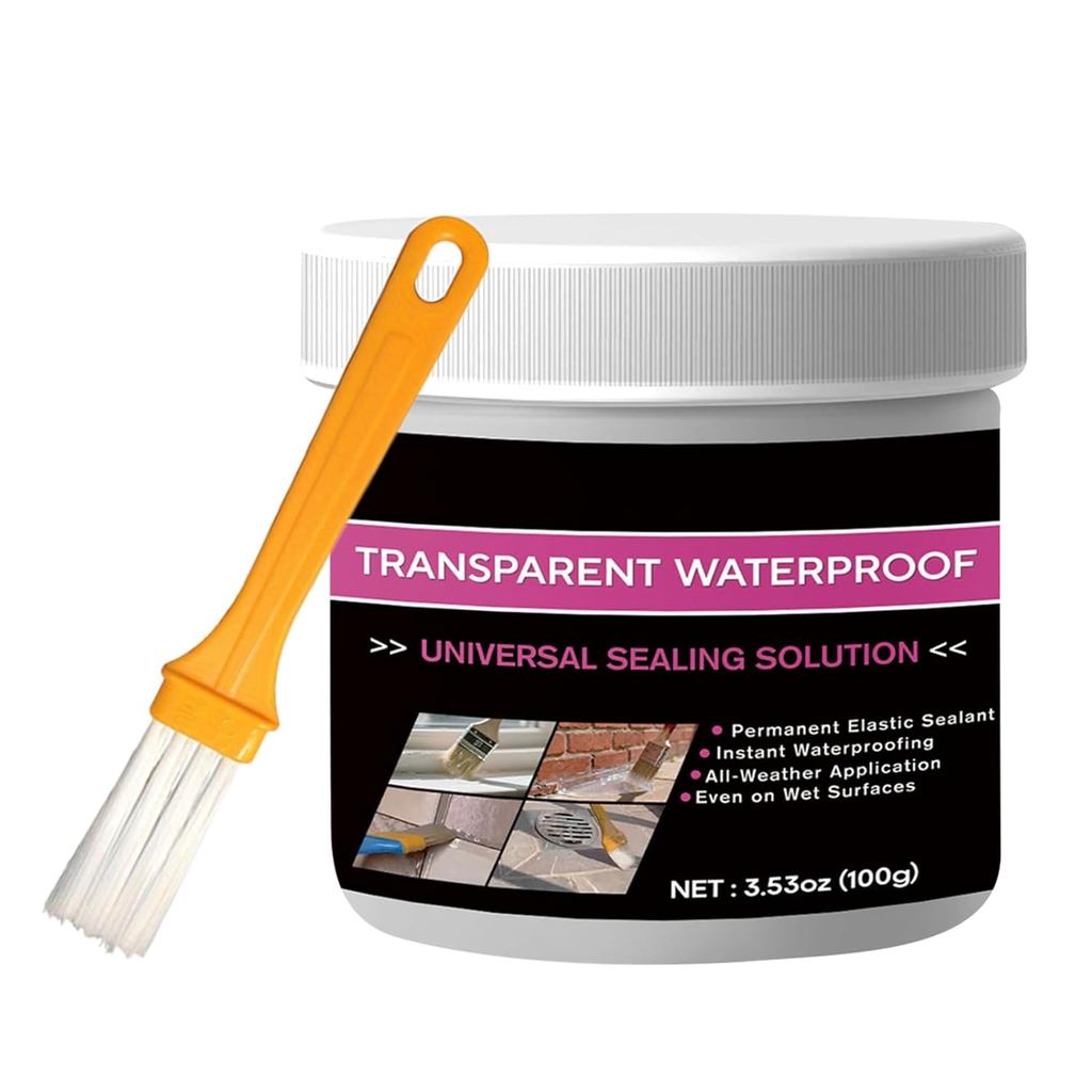 Waterproof Crack Filler - Transparent Sealant for Shower, Invisible Coating for Toilet Wall, Adhesive for Kitchen Tile,