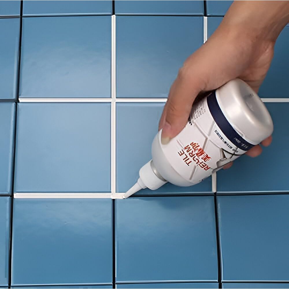 White Cement Tile Grout & Gap Filler – Waterproof Sealant Tube for Wall, Floor, Kitchen & Bathroom Joints – Crack Repair