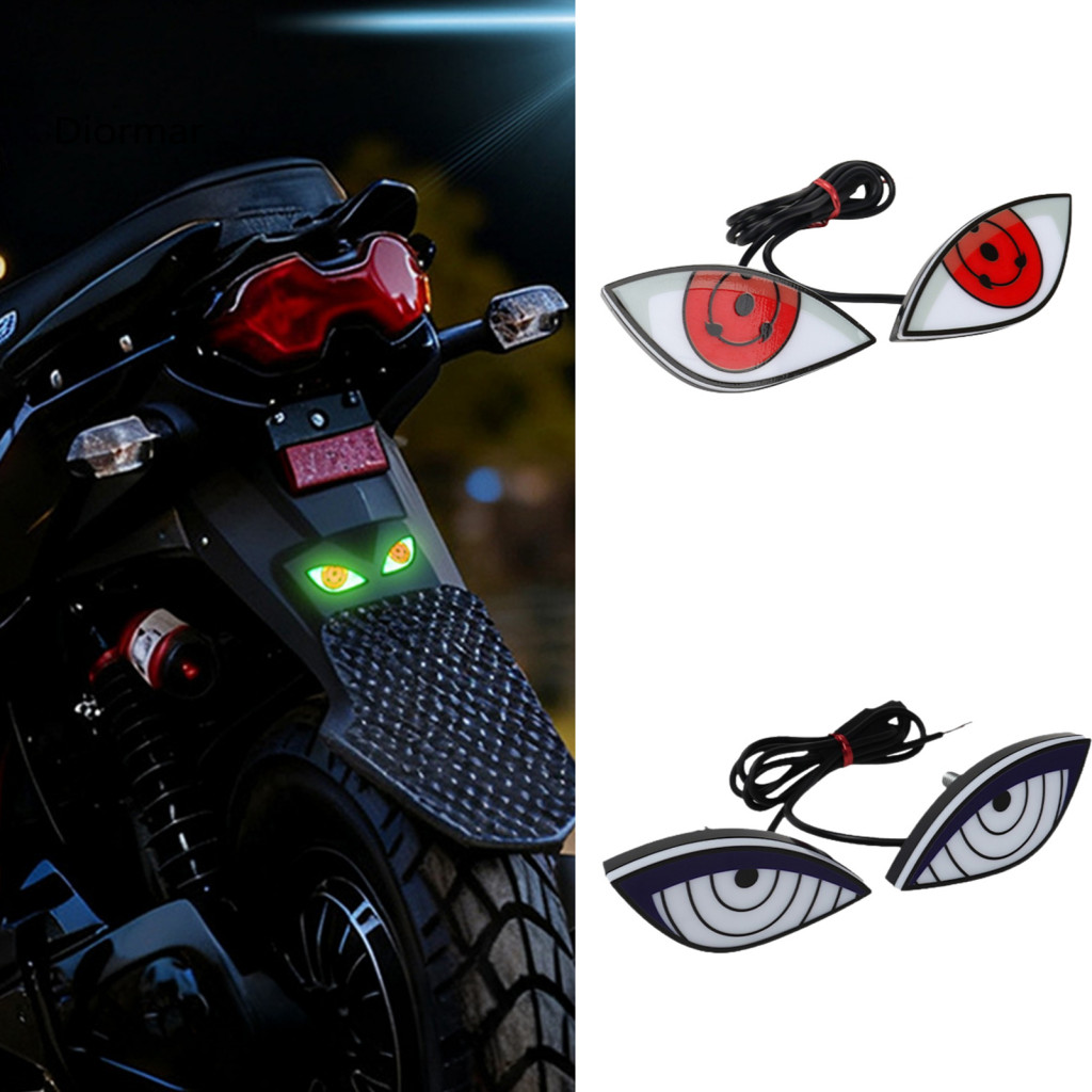 Waterproof Led Ghost Eye Lights Universal Motorcycle Dynamic Rear Taillights for Cars Motorcycles – Bright Durable for