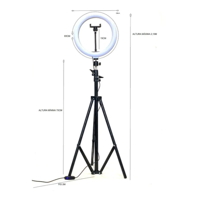 A Melhor Ring Light de 10” para Influenciadores Digitais