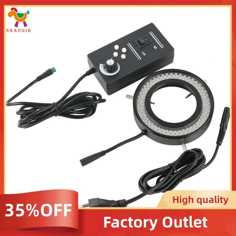 144 Pçs LED Ring Light Anel De Luz Ajustável 4 Zonas Controle Iluminador Para Indústria Solda Câmera Digital Microscópio