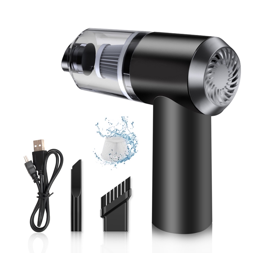 Mini Aspirador De Pó Sem Fio Para Limpeza de Carro Recarregável USB