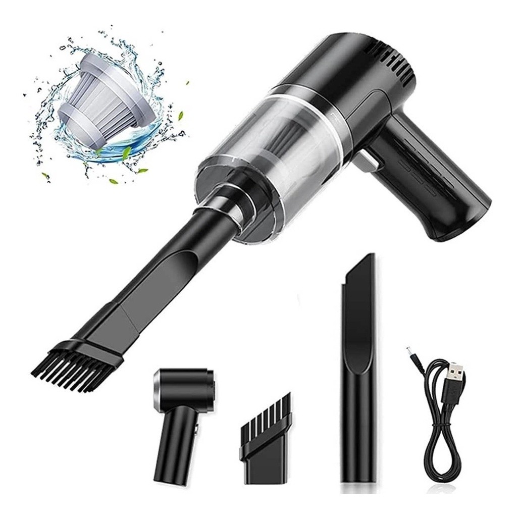Aspirador Portátil Recarregável Veicular USB