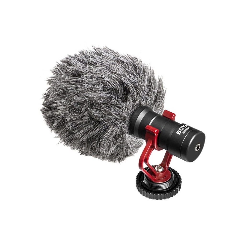 Microfone apresentacao live radio ultra premium Boya BY-MM1 Condensador Omnidirecional Preto