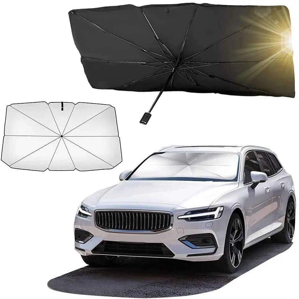 Guarda Sol Portátil Protetor Solar ParaBrisa de Carro Proteção Raio Solar Uv Automático