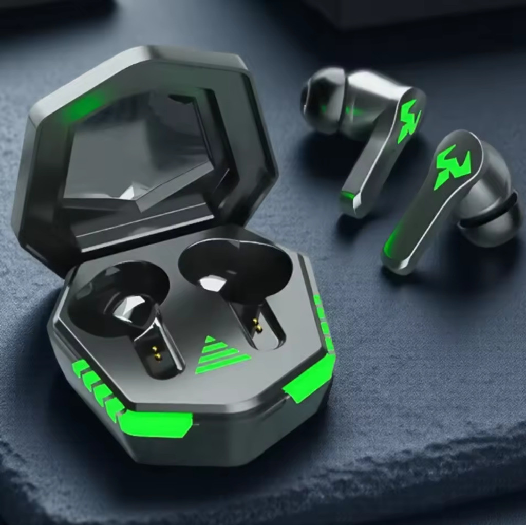 Fone N35 TWS Gaming Bluetooth 5.2 Professional Gamer Bluetooth com Mic 9D Stereo