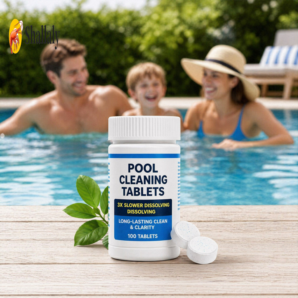 Water Chemistry Stabilizer Tablets Odor Removal 50/100 Pcs Pool Fast-acting Eliminator for Swimming Pools Spas Long-last