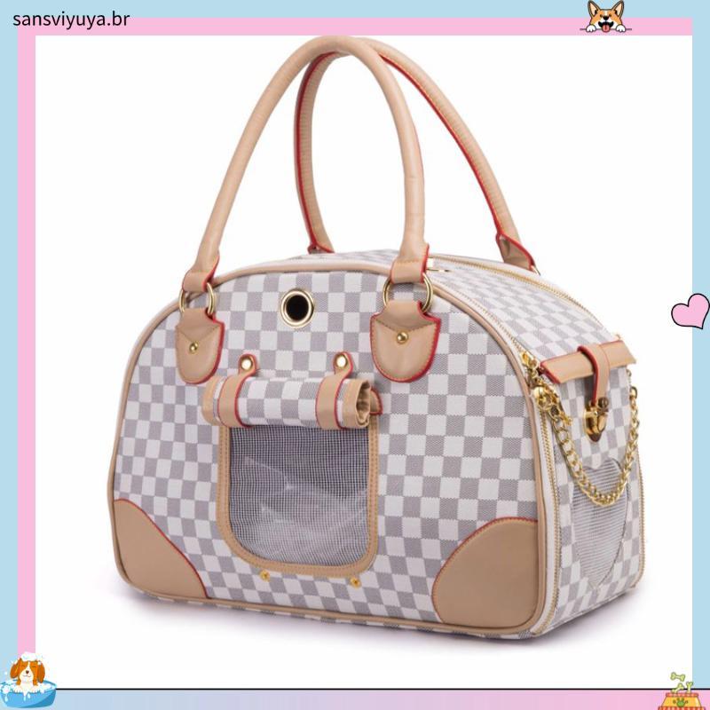 Ytytytytt Pet Carrier Bag for Small Dogs Cat Portable Washable Puppy Waterproof Premium PU Leather