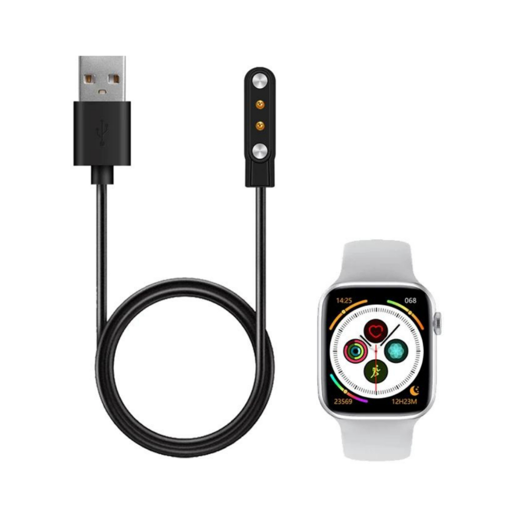 Cabo Carregador usb por pino de iimã Smartwatch hyalou05 w26 w26s HW16 IWO 12 Lite GTX