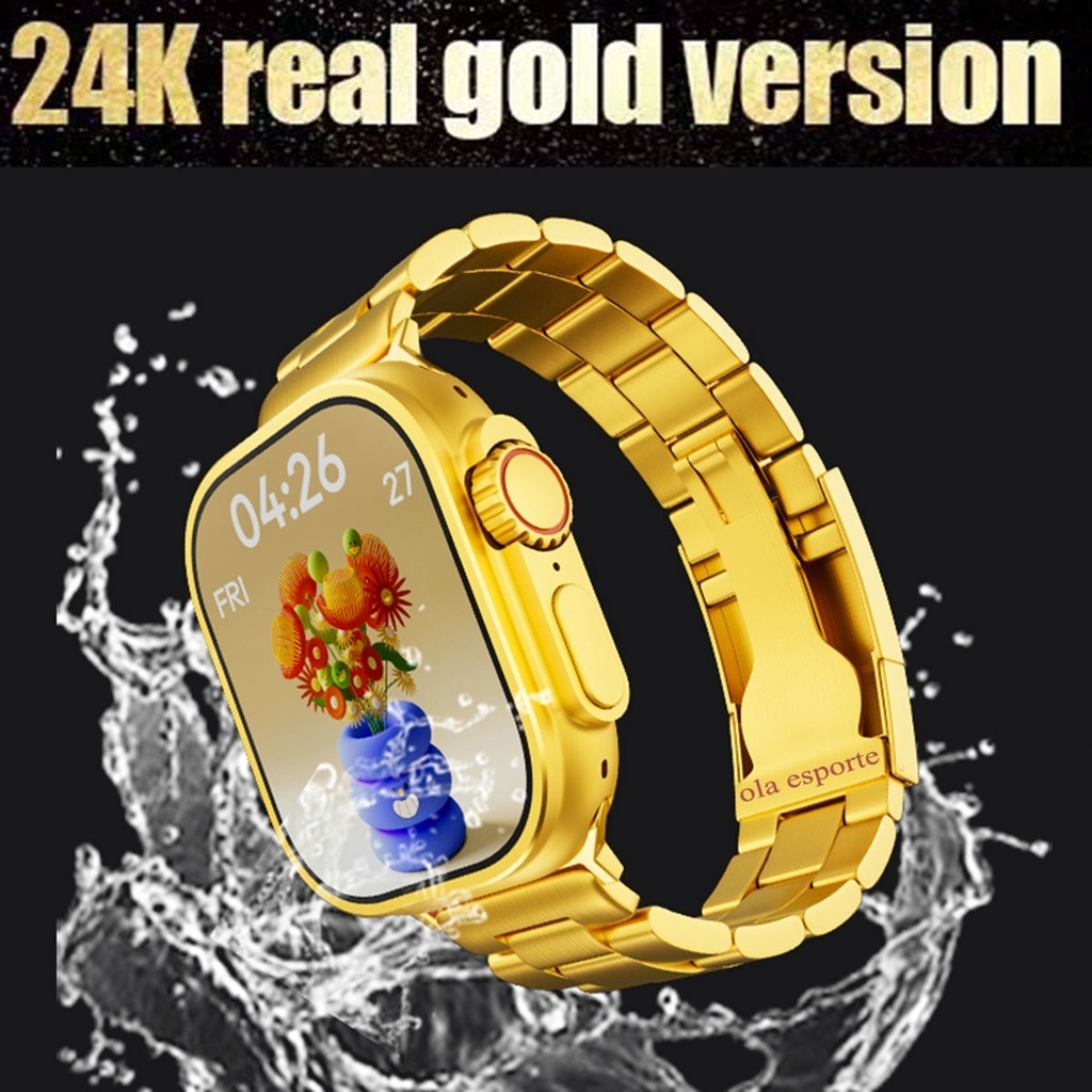 【With i12 Tws】2025 C9 T800 Ultra Smart Watch Capacidade Grande + Carregamento Sem Fio