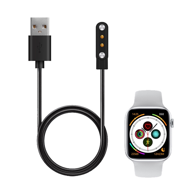 CABO Carregador usb Smartwatch w26 w26s HW16 IWO 12 Lite L8 L9 DT28 DT68 DT78 GTX com magnético – Top de Linha