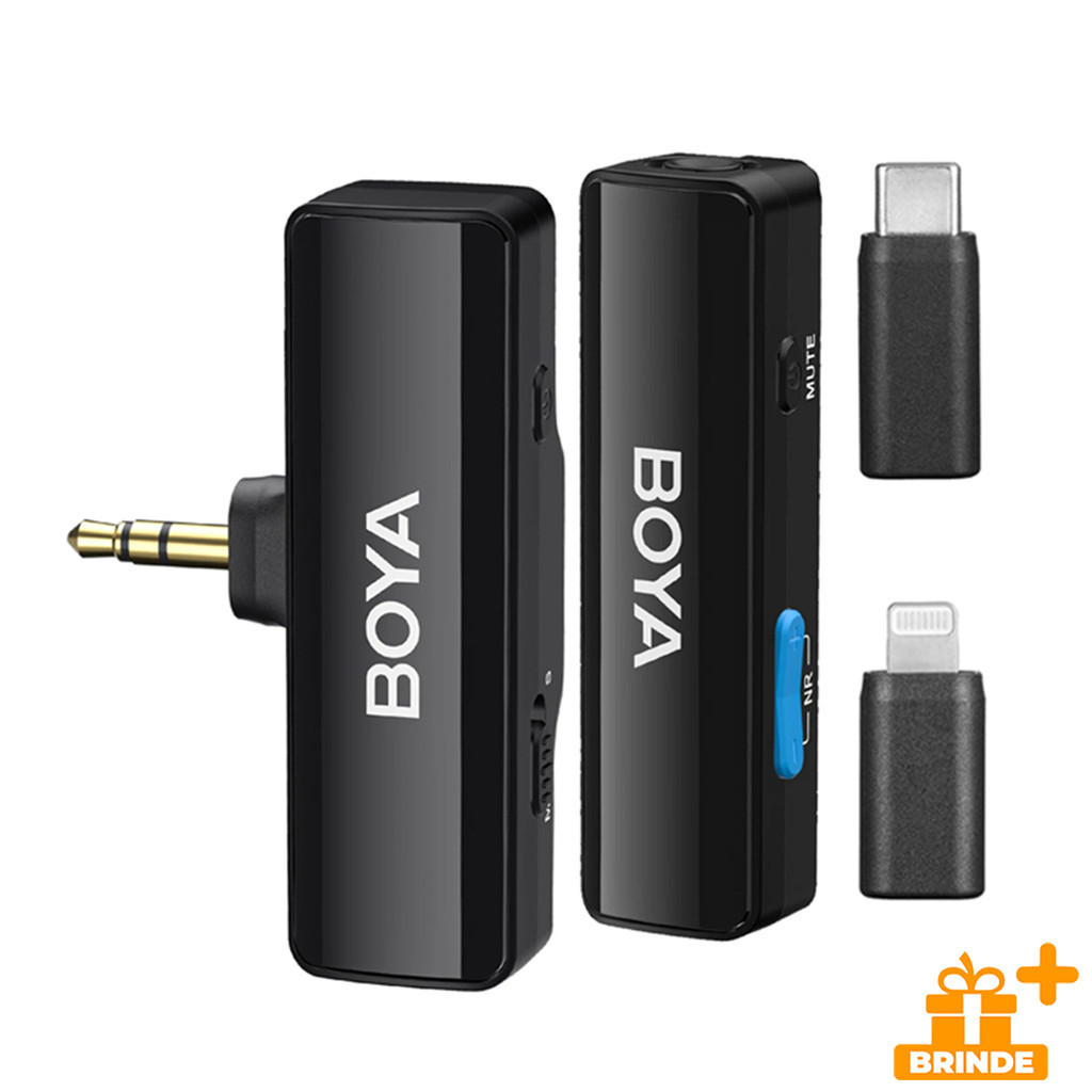 Microfone Boya Boyalink A1 3.5mm Preto