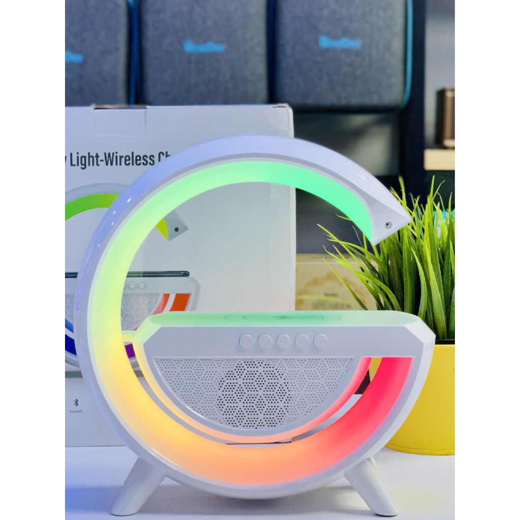 Luminária G Speaker Bluetooth Inteligente Carregador Luz Rgb Portatil Tecnologia