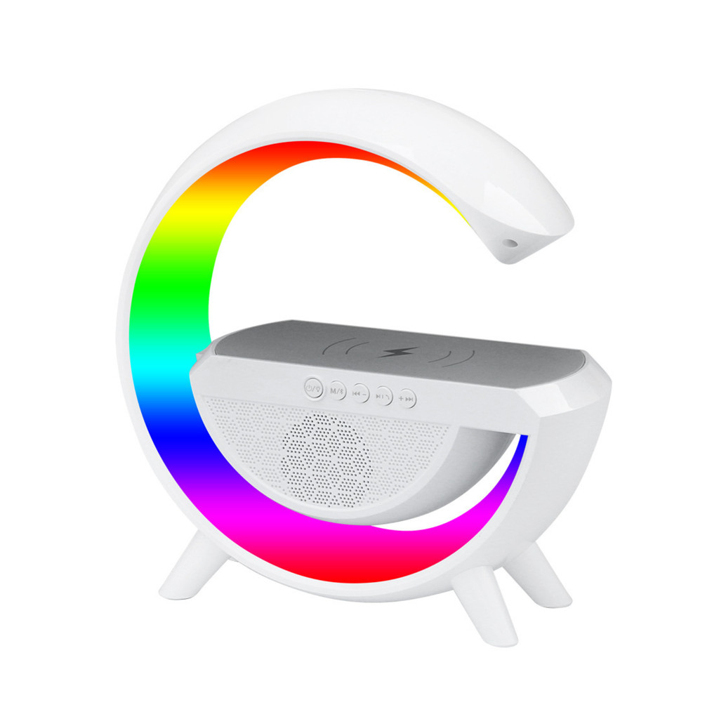 Luminária G Speaker Bluetooth Inteligente Carregador Luz Rgb Portatil Tecnologia Lâmpada