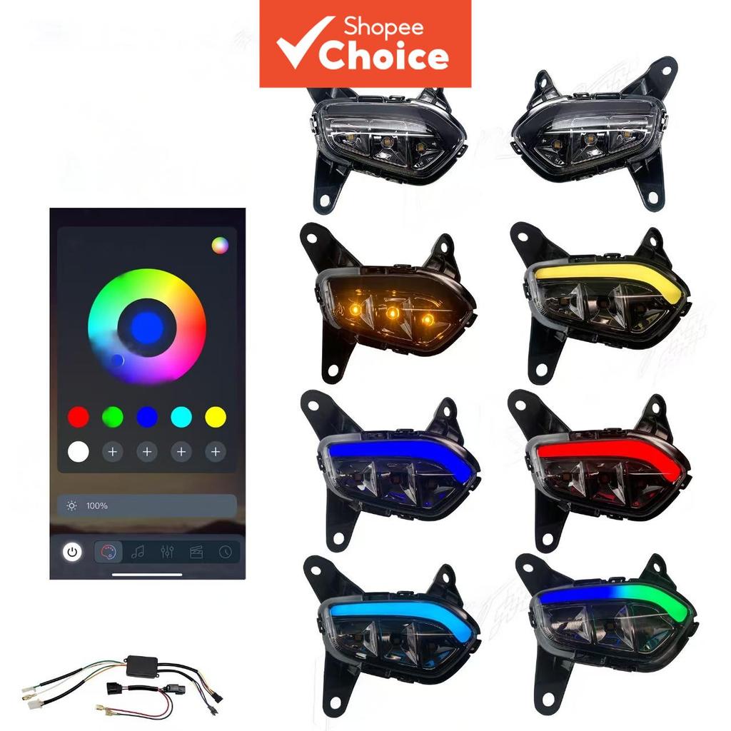 Signal125 Dedicado A Veículos Privados12v LED Kit De Atualização De Sinal De Volta Bluetooth APP Controle Mudança De Cor