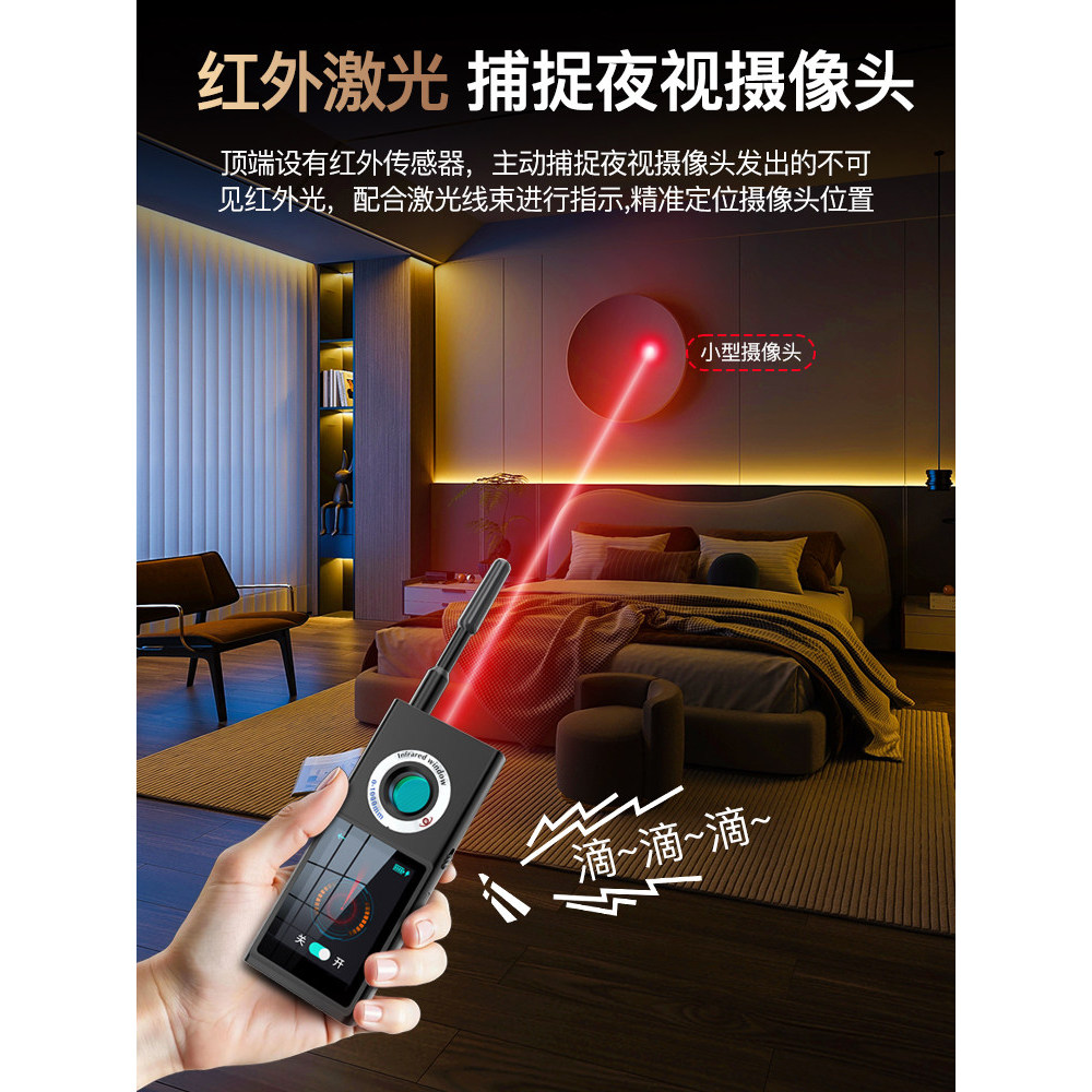 [Overseas shopping] Camera Smart Detector for Hotels - Anti-Spy, Anti-Eavesdropping, Anti-Monitoring, Anti-Locating GPS