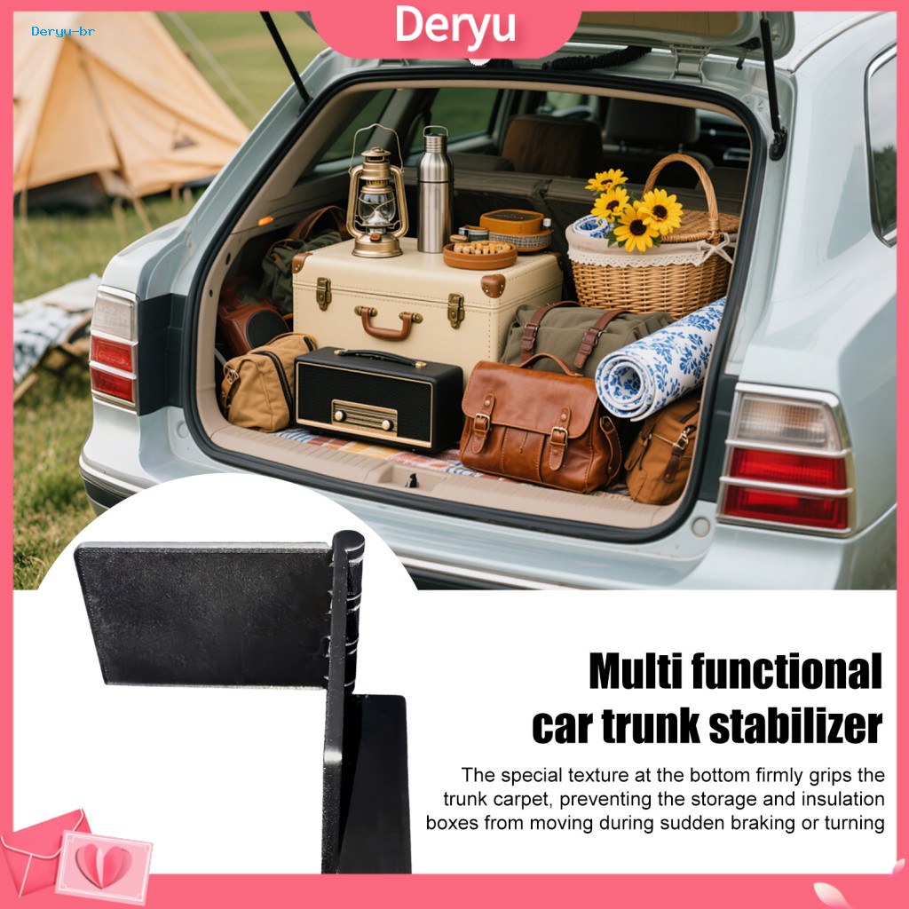 Trunk Tool Holder Sun Resistant Car Cargo Organizer with Adjustable Dividers Anti-slip Stabilizer Universal Vehicle Fixi