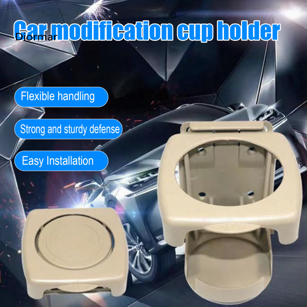 Air Vent Cup Holder Tractor Foldable Universal Car with Adjustable Clip-on Mount Shock-absorbing Pads Portable Drink for