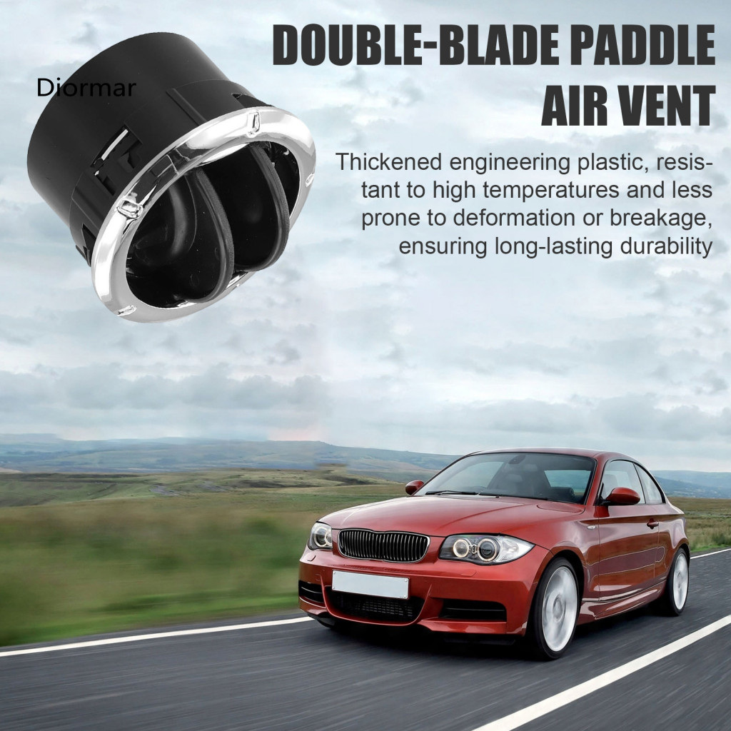 Car Air Vent Replacement Conditioning Outlet Double Blade Adjustable with Chrome Trim Durable for Renault Duster Vauxhal
