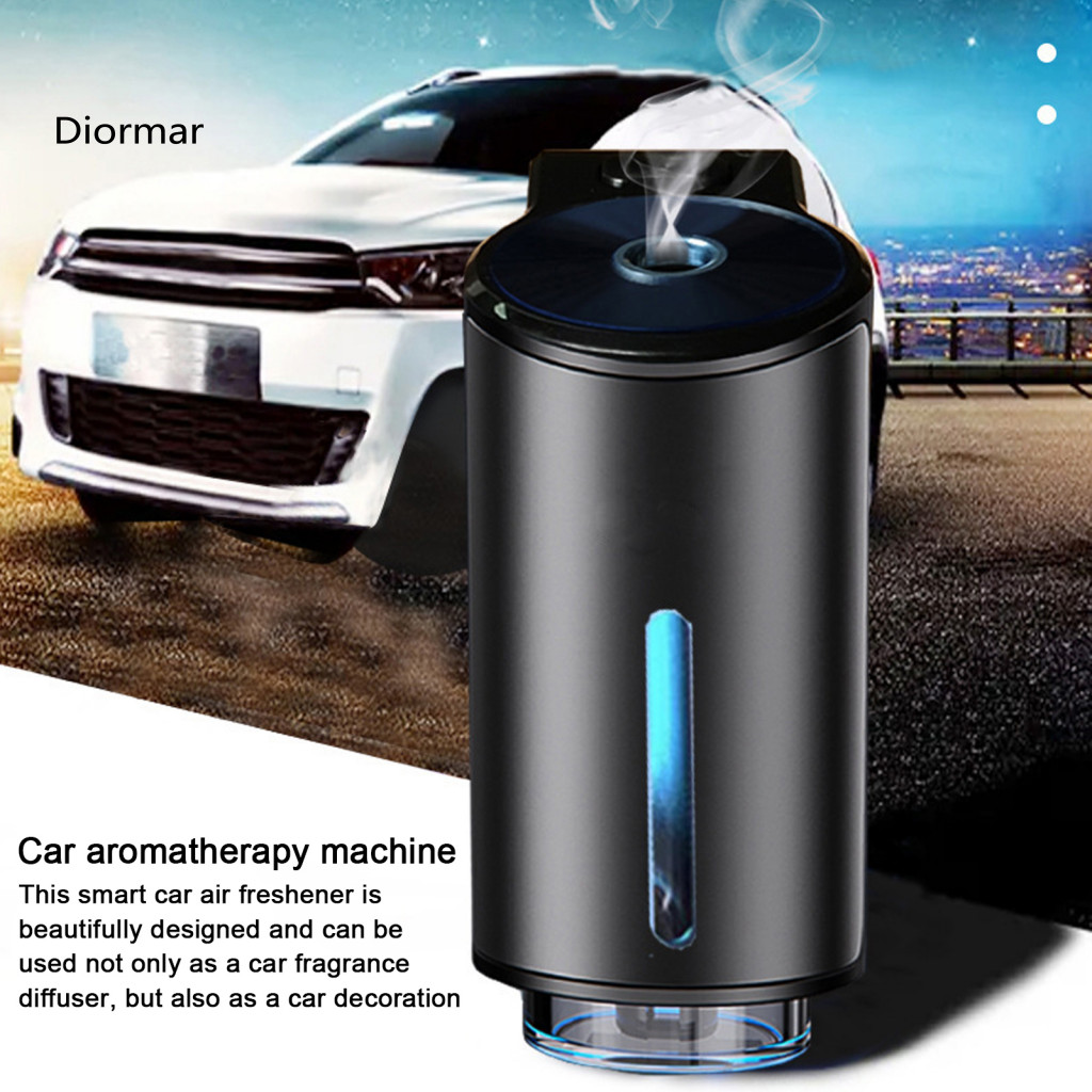 Battery-powered Car Fragrance Diffuser Automatic Dispenser Air Freshener Essential Oil – Adjustable Compact Easy for F