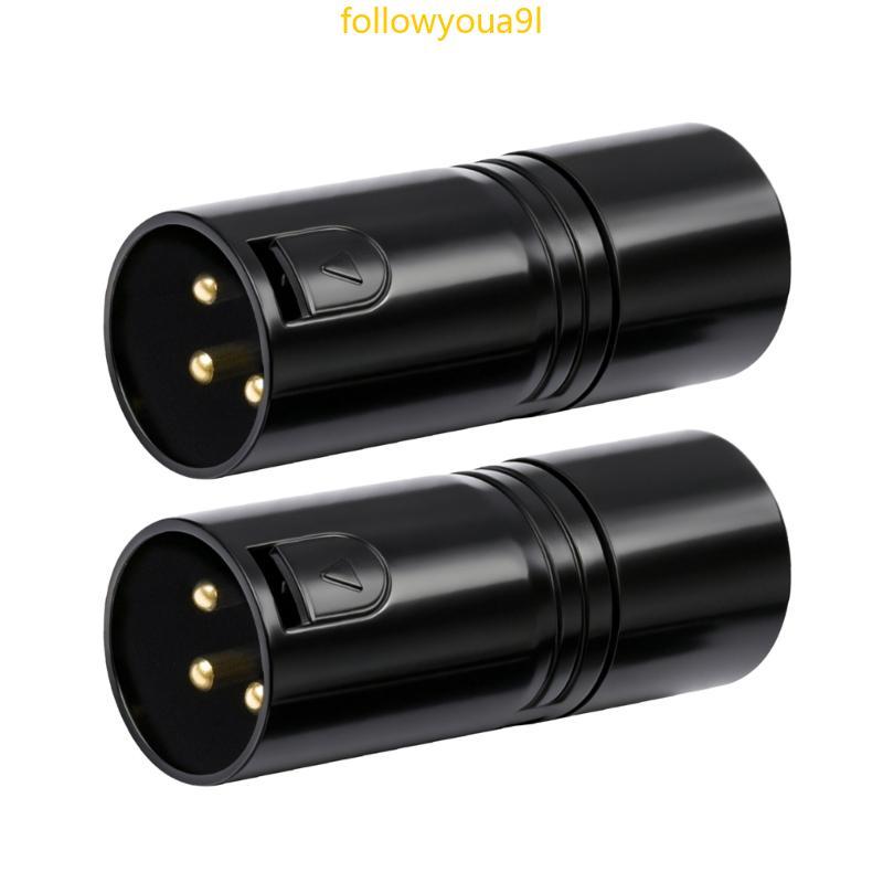 Fol Professional 120 Ohm DMX512 Terminators Plug Metal Housing Design Para Melhorar A Transmissão Sinal