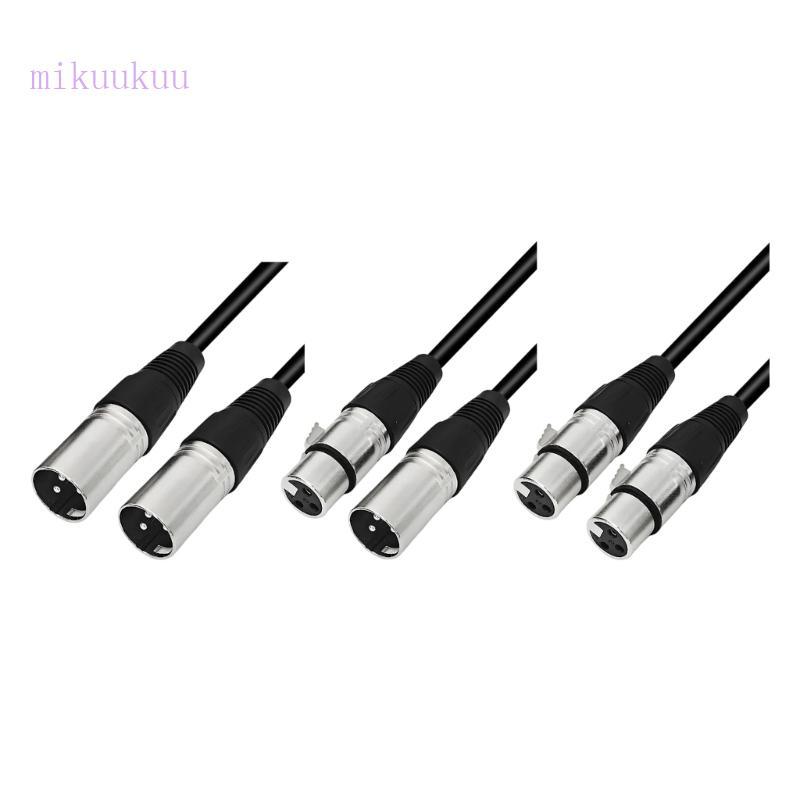 Balanceado MIku Professional 3Pin XLR Núcleos Cobre Oxigênio Para Microfones
