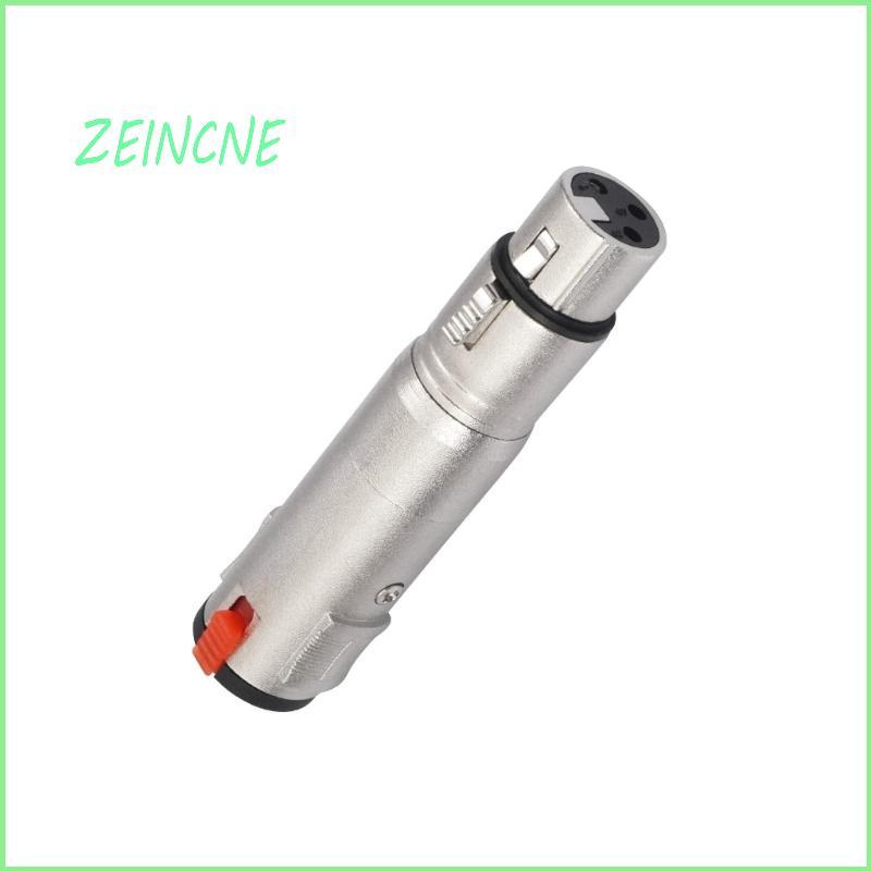 ZEIN Professional 3Pin XLR Fêmea Para 1 Adaptadores Som Balanceados TRS 4 Polegadas