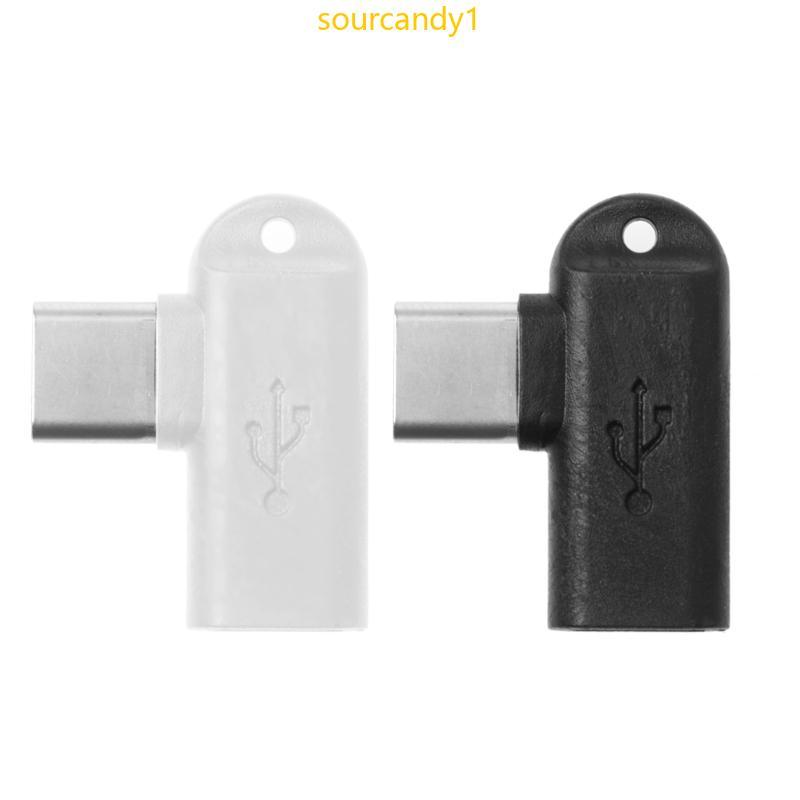 Professional Adaptador USB Fêmea 90 Graus Para Tipo C