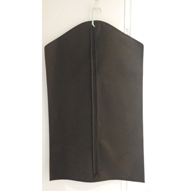 Capa Protetora para Ternos/Casacos/Roupas/ Vestido Curto Cor Preta
