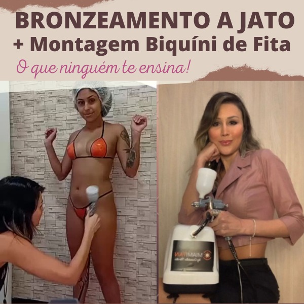 Curso bronzeamento a jato