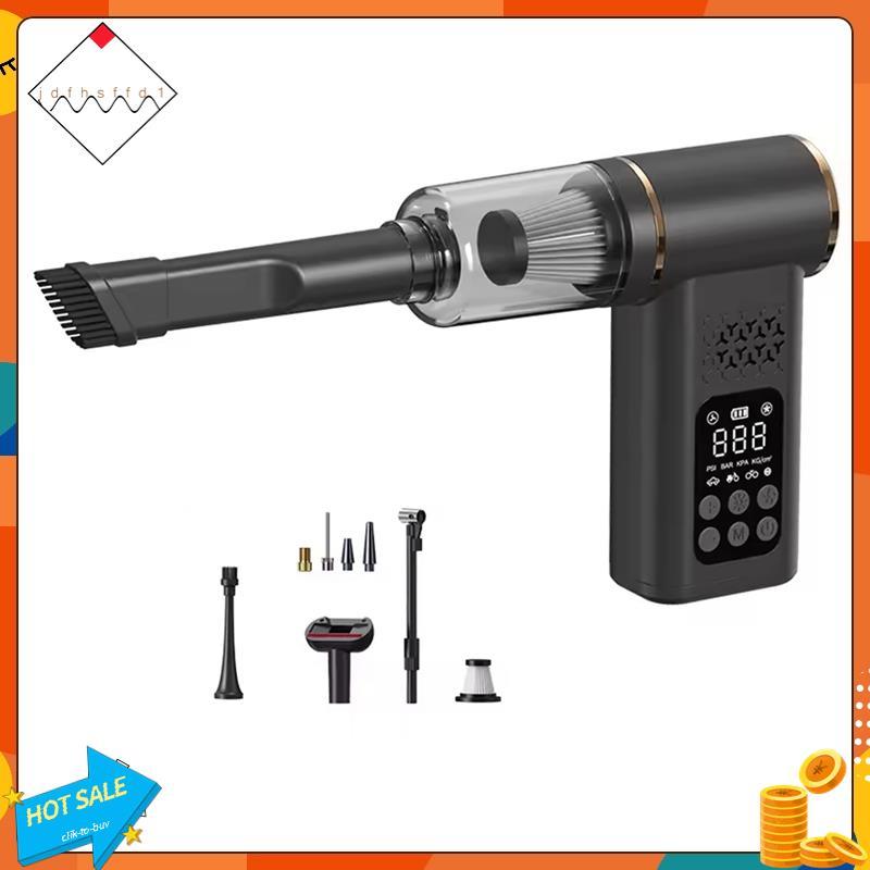 [Promover J] Inflador De Pneus De Emergência Aspirador De Pó Sem Fio Multiuso Portátil Para Veículo Com Display Digital