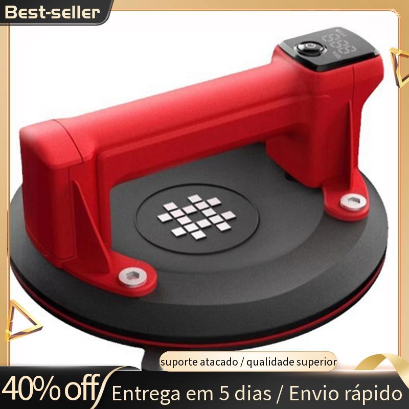Ventosa Elétrica A Vácuo P618A-Recarga Automática Digital Resistente Para Manuseio De Vidro/Telha Cerâmica