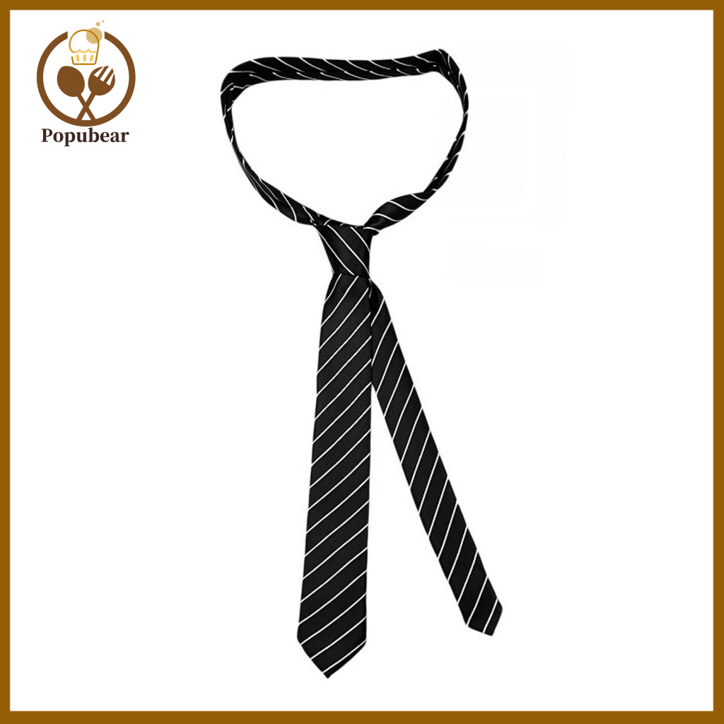 Striped Belt Casual Unisex Necktie Adjustable Length Retro Style Dress Tie and Formal Fashion Accessory Perfect for Men
