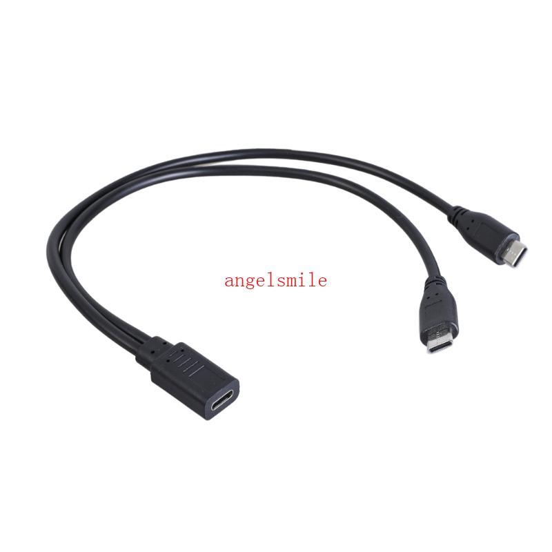 Conectores Carregamento Fast Speed USB Type C 2 Para Simultâneo