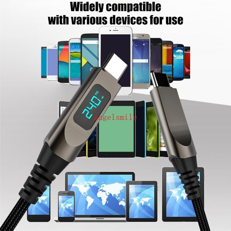 Fast USB C Display LED E Estrutura Uso Diário