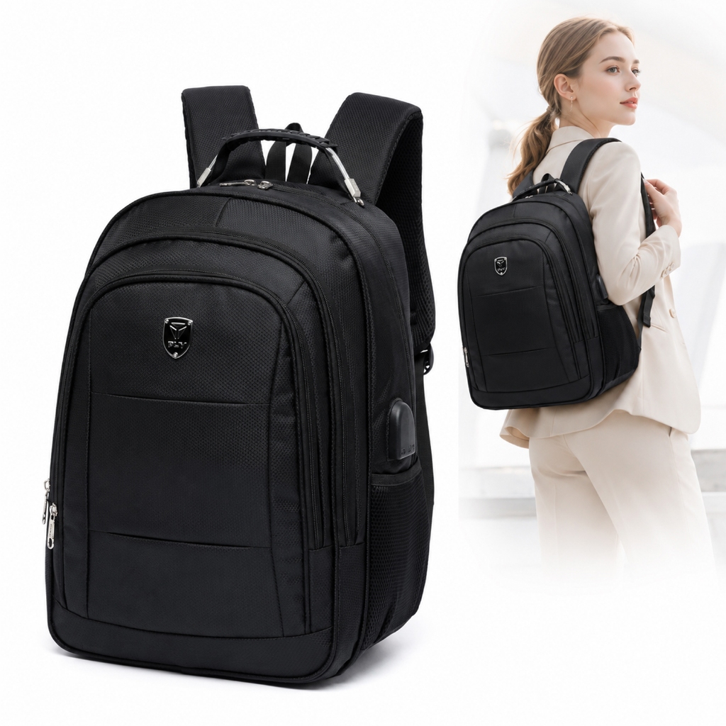 Mochila Executiva Reforçada Notebook USB Múltiplos Bolsos Perfect For You