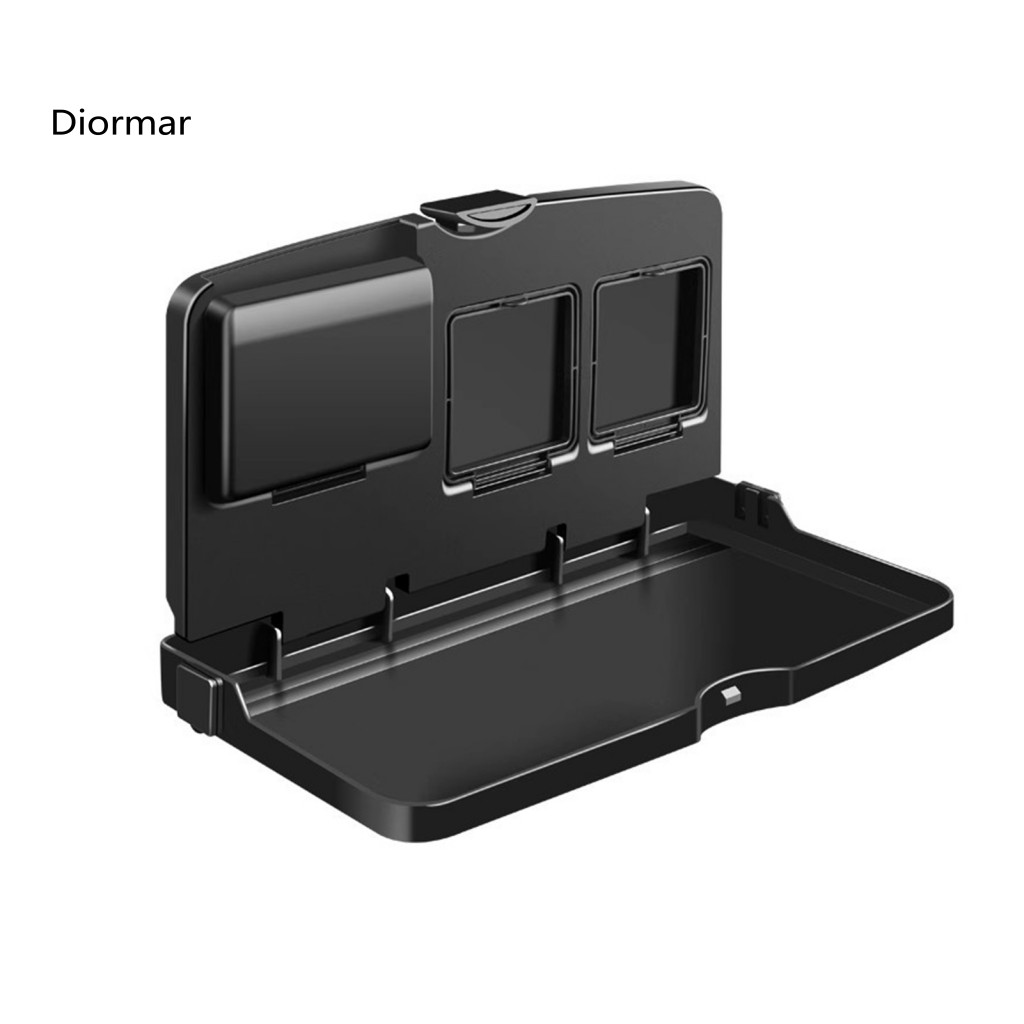 Backseat Meal Table Car Snack Tray Multifunctional Folding – Stable Anti-tip Foldable Auto Drink for Travel for Tablet